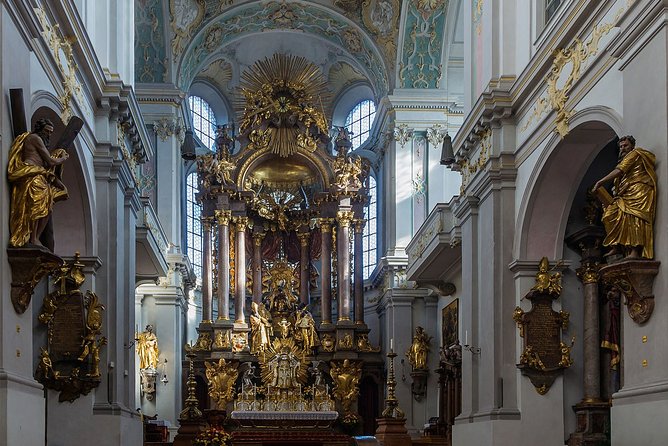 5 Top Churches in Munich Private Walking Tour - St. Michael Munich: the white and gold Renaissance look