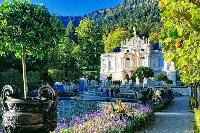 EXCLUSIVE 3 Royal Castle SKIP-THE LINE Tour of Neuschwanstein + Linderhof + Hohenschwangau from Munich - Munich Departure, 7:00 am Pickup, and the Drive South