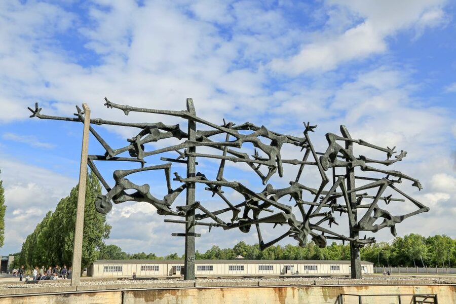 From Munich: Dachau Memorial Site Day Tour - Entering the Memorial Site: Gas Chambers, Cells, Barracks