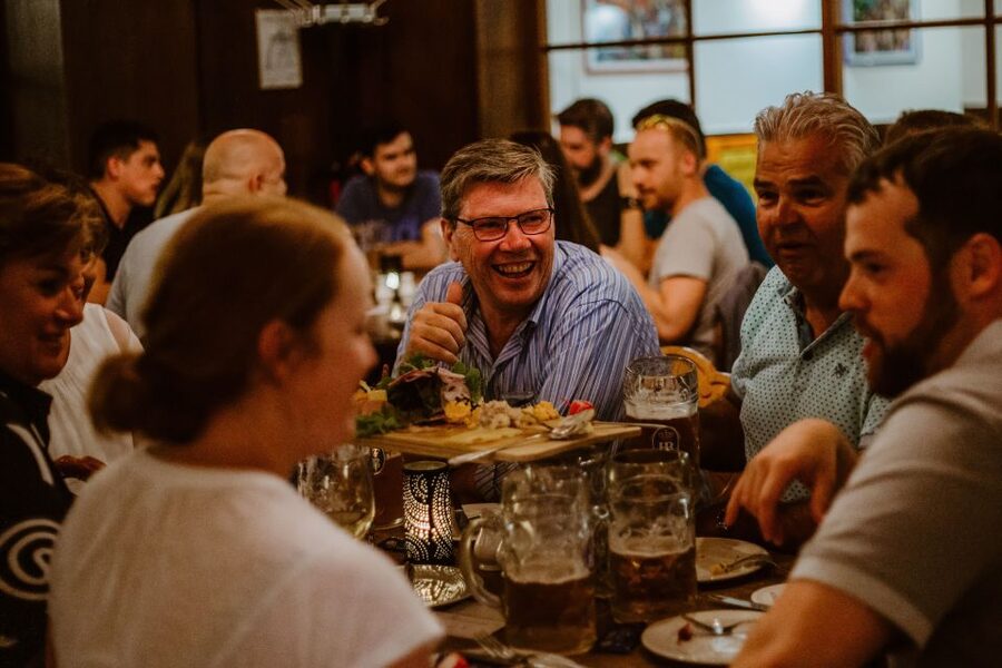 Munich: Beer and Food Tour with Dinner & Oktoberfest Museum - Bavarian dinner at a reserved table: what you’re really paying for