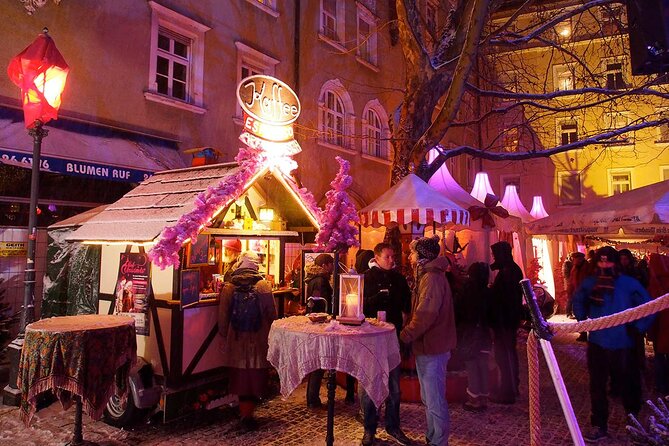 Munich Christmas Market Small Group Tour with Gingerbread Heart - Odeonsplatz medieval market: the finish line with themed charm