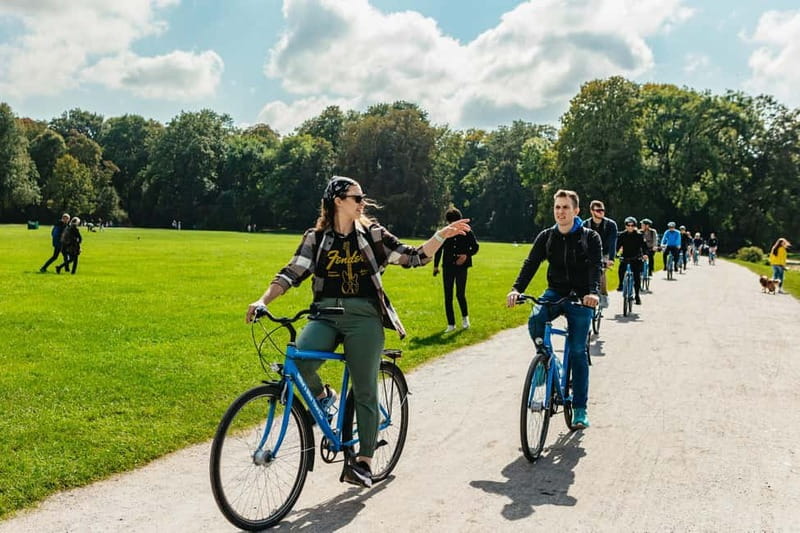 Munich: Classic Guided City Tour by Bike (English Tour Only) - Odeonsplatz and Theatiner Church: the square that tells a story