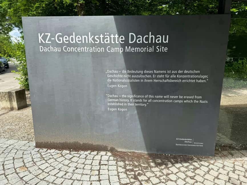 Munich: Dachau Concentration Camp Memorial Site Tour by Car - The former camp buildings and what remains on site