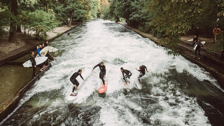Munich: Eisbachwelle River Surfing Experience - Location advantage: Englischer Garten energy, no long travel