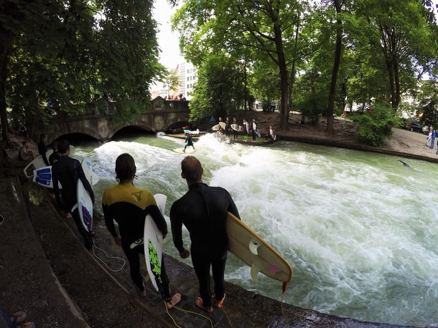 Munich: Eisbachwelle River Surfing Experience - Safety on a city wave: upstream right of way and swimmer watch