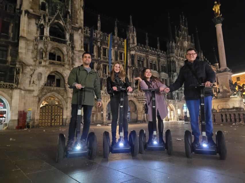 Munich: Guided City Highlights Night Tour by Segway - Friedensengel to the English Garden: where the city slows down
