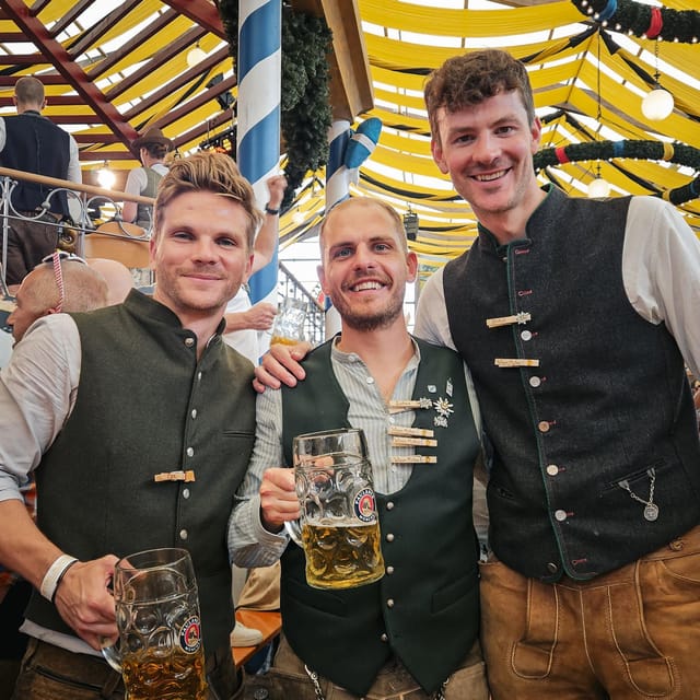 Munich: Guided Oktoberfest Experience with Beer and Lunch - Your Reserved Tent Table: Lunch, Local Snacks, and 2 Liters of Beer