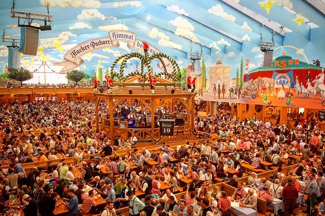 Munich Oktoberfest Tour with Beer Hall Table Reservations - Schottenhamel: the start point of Oktoberfest and the first-barrel moment
