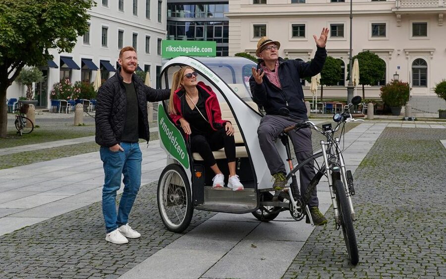 Munich: Old Town and English Garden Rickshaw Tour - Meeting at St. Peter’s, right by Marienplatz