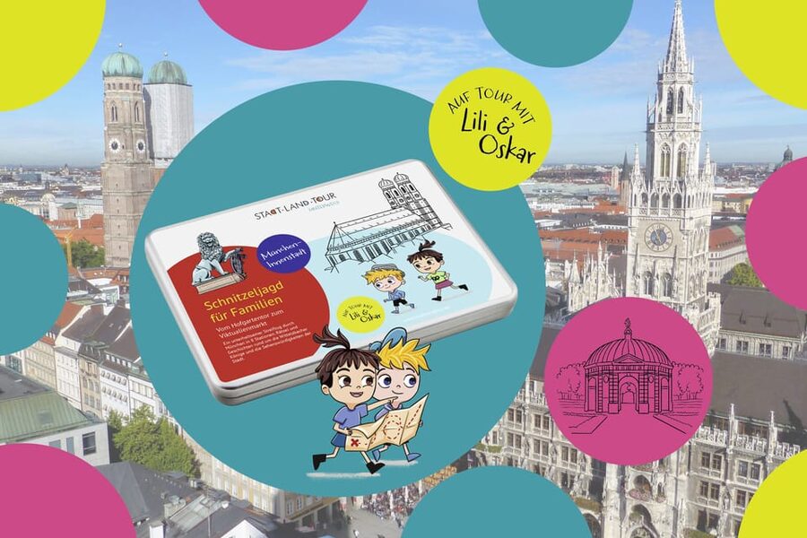 Munich: Self-guided sightseeing scavenger hunt for families - How this Munich family hunt really works: eight envelopes and a solution word