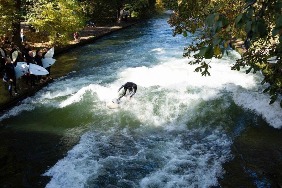 Munich Surf Experience Surfing In Munich Eisbach River Wave - Price and value: what $131 per person really buys