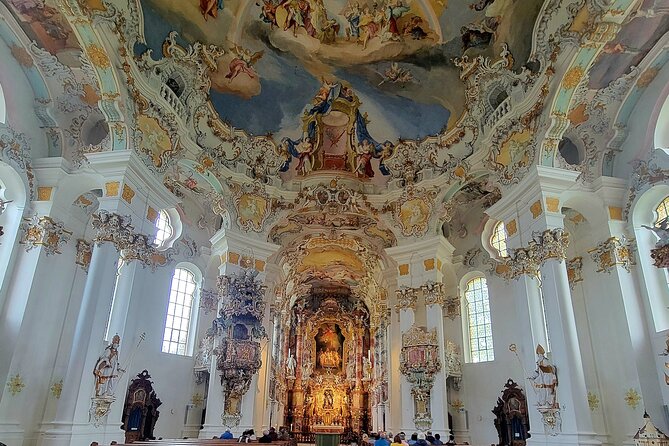 Neuschwanstein, Wieskirche, Oberammergau, Linderhof from Fuessen - Oberammergau: painted houses and the Passion Play rhythm