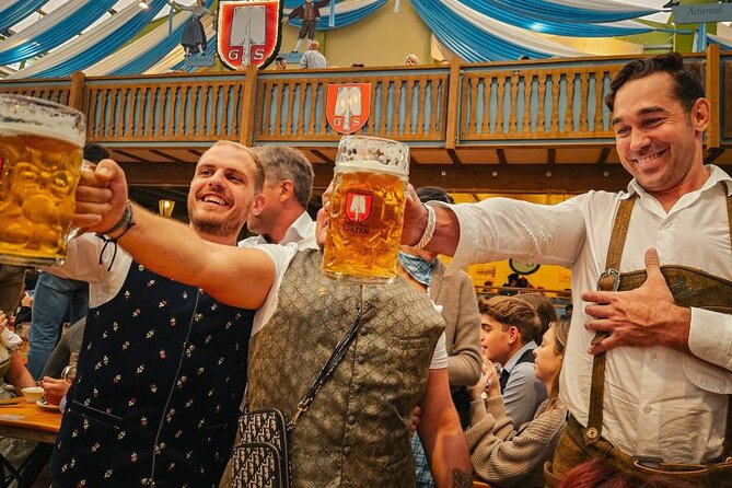 Oktoberfest Experience in Munich: Fun, Food, Beer & Seats - Lunch With 2L Beer: What You Should Expect to Consume