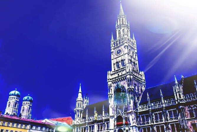 Private Munich ALL-IN-ONE Tour: City - Lake District - Conc. Camp - Marienplatz and Munich’s Old Town on foot: churches, markets, and Glockenspiel time
