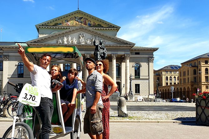 Private Munich Rickshaw City Tour and English Garden - Start at Marienplatz: Munich’s center in layers